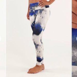 Lululemon Wonder Under Pant, Milky Way Multi, Sz 6